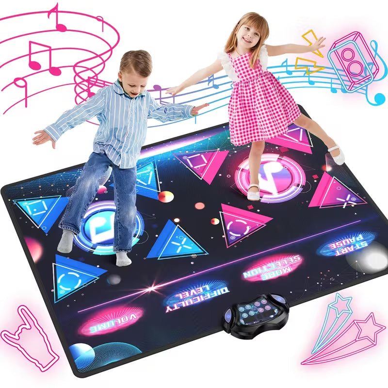 BowixBeat Interactive Double Dance Mat for Kids
