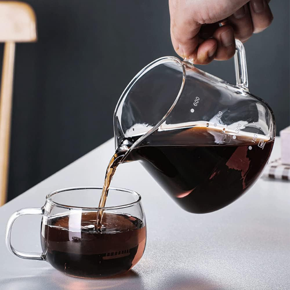 BrecoCup Borosilicate Glass Pour Over Coffee Maker Set