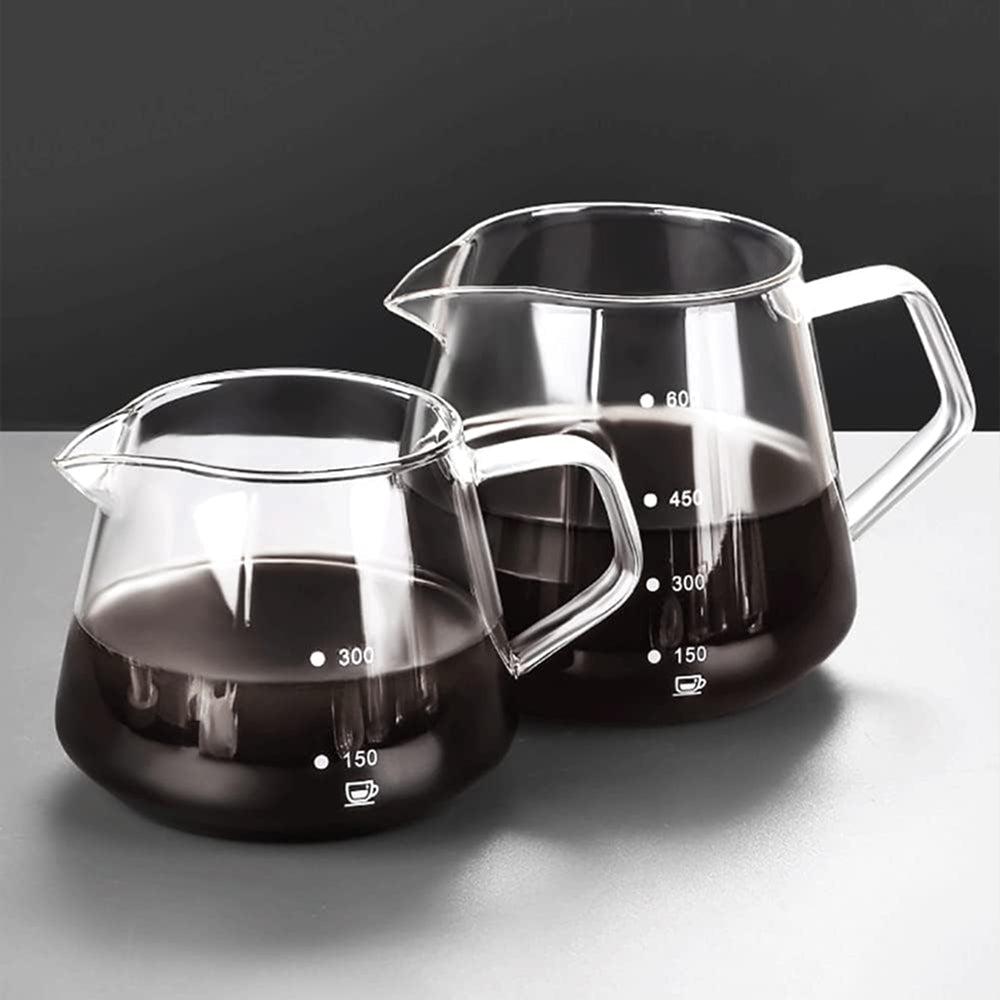 BrecoCup Borosilicate Glass Pour Over Coffee Maker Set