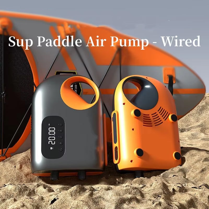 Breezpsi Electric SUP Pump - 20PSI High Pressure 120W Dual Motor, 400L/min Fast Inflation with ±0.1 PSI Precision