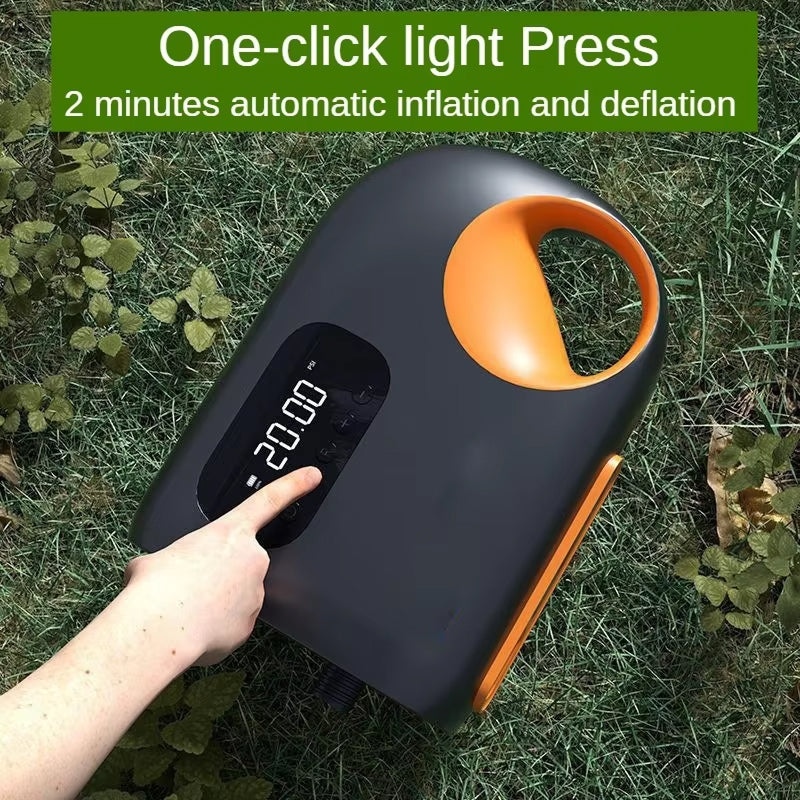 Breezpsi Electric SUP Pump - 20PSI High Pressure 120W Dual Motor, 400L/min Fast Inflation with ±0.1 PSI Precision