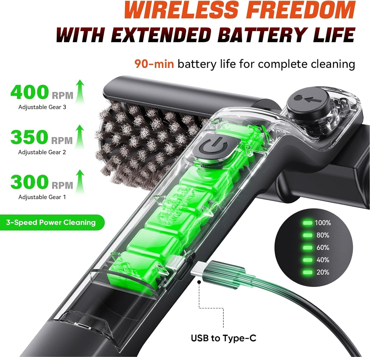 BruxMixi Electric Grill Brush