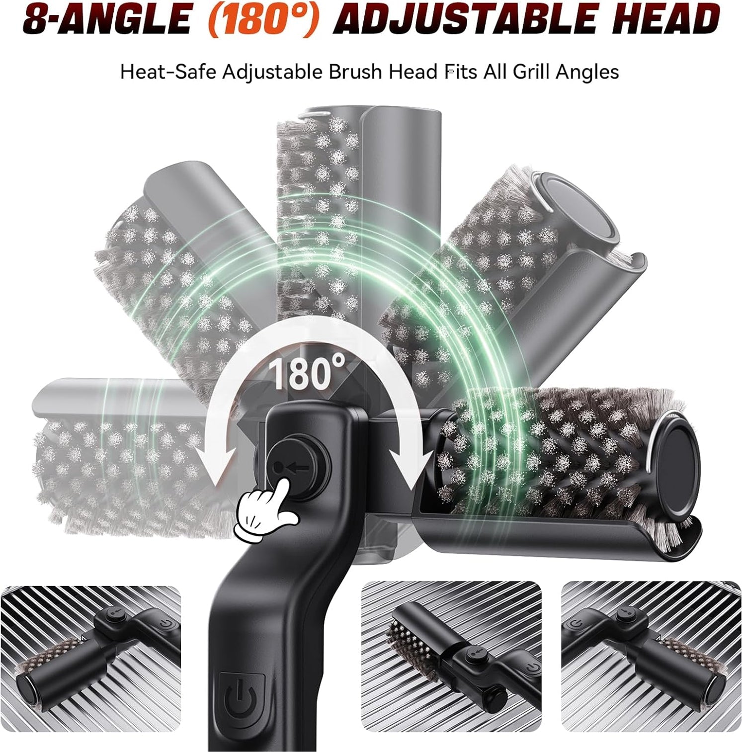 BruxMixi Electric Grill Brush
