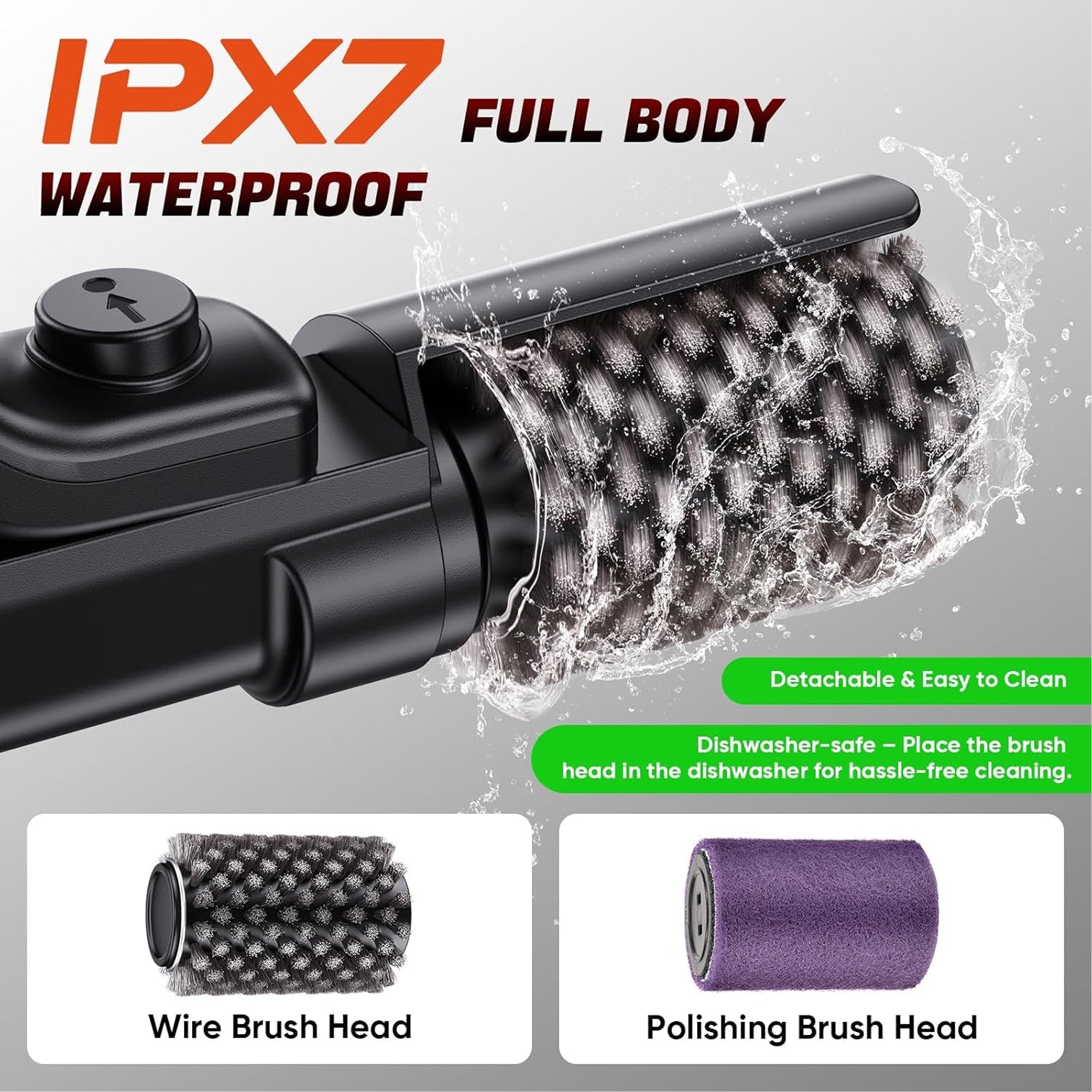 BruxMixi Electric Grill Brush