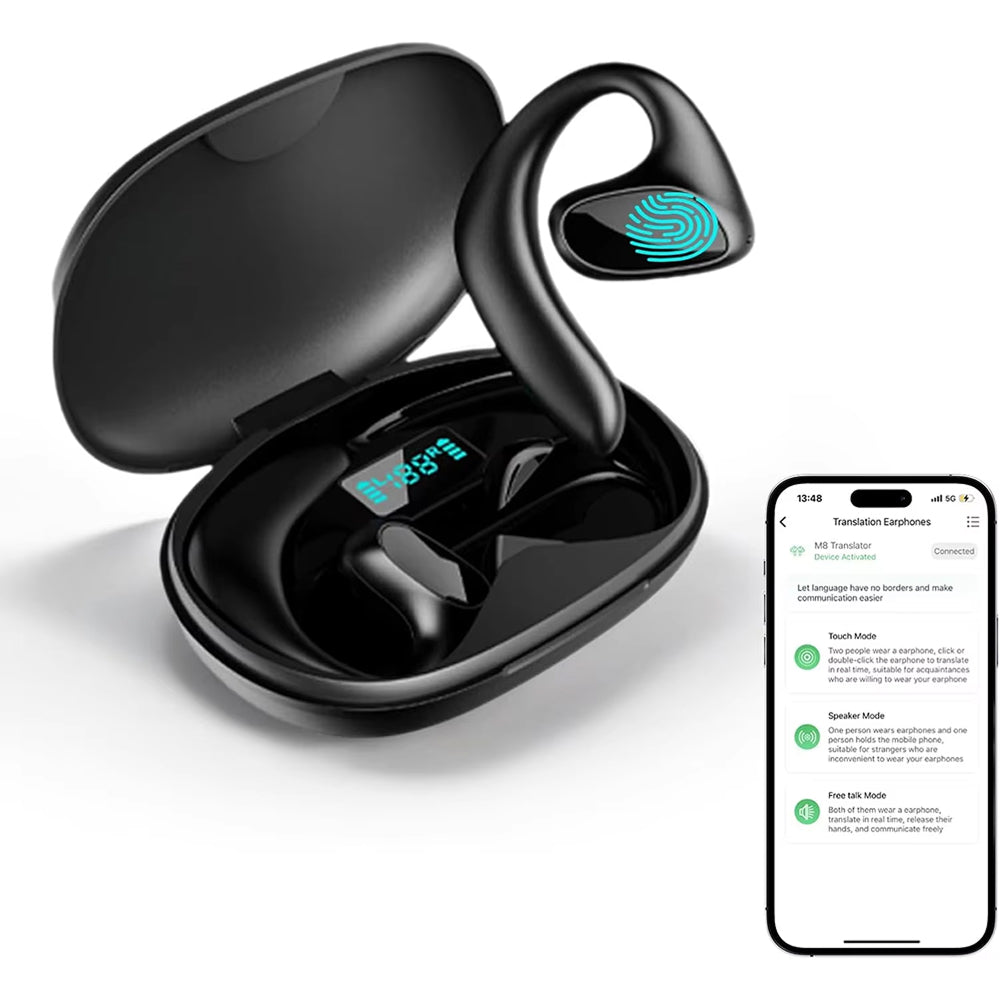 BudsPoly Translation Earbuds 144 Languages with 97% Accuracy, 0.4s Real-Time Response and 8-Language Offline Mode