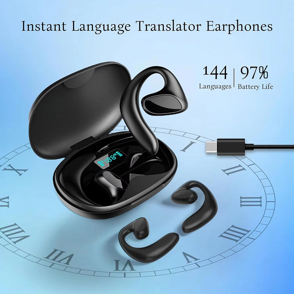 BudsPoly Translation Earbuds 144 Languages with 97% Accuracy, 0.4s Real-Time Response and 8-Language Offline Mode
