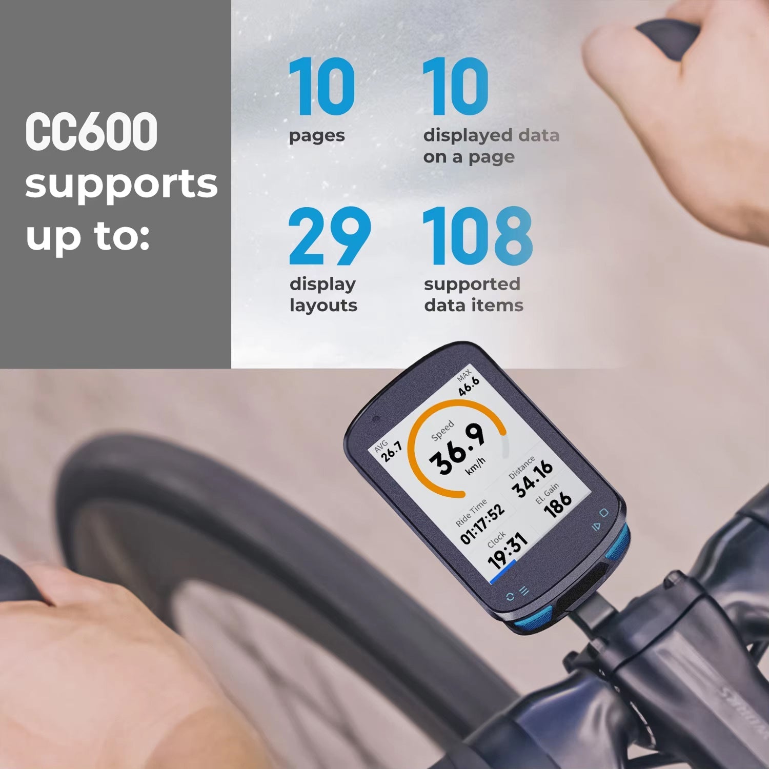 Cadnexura Bike Computer | Pro-Level GPS Navigation & Multi-Sat Accuracy