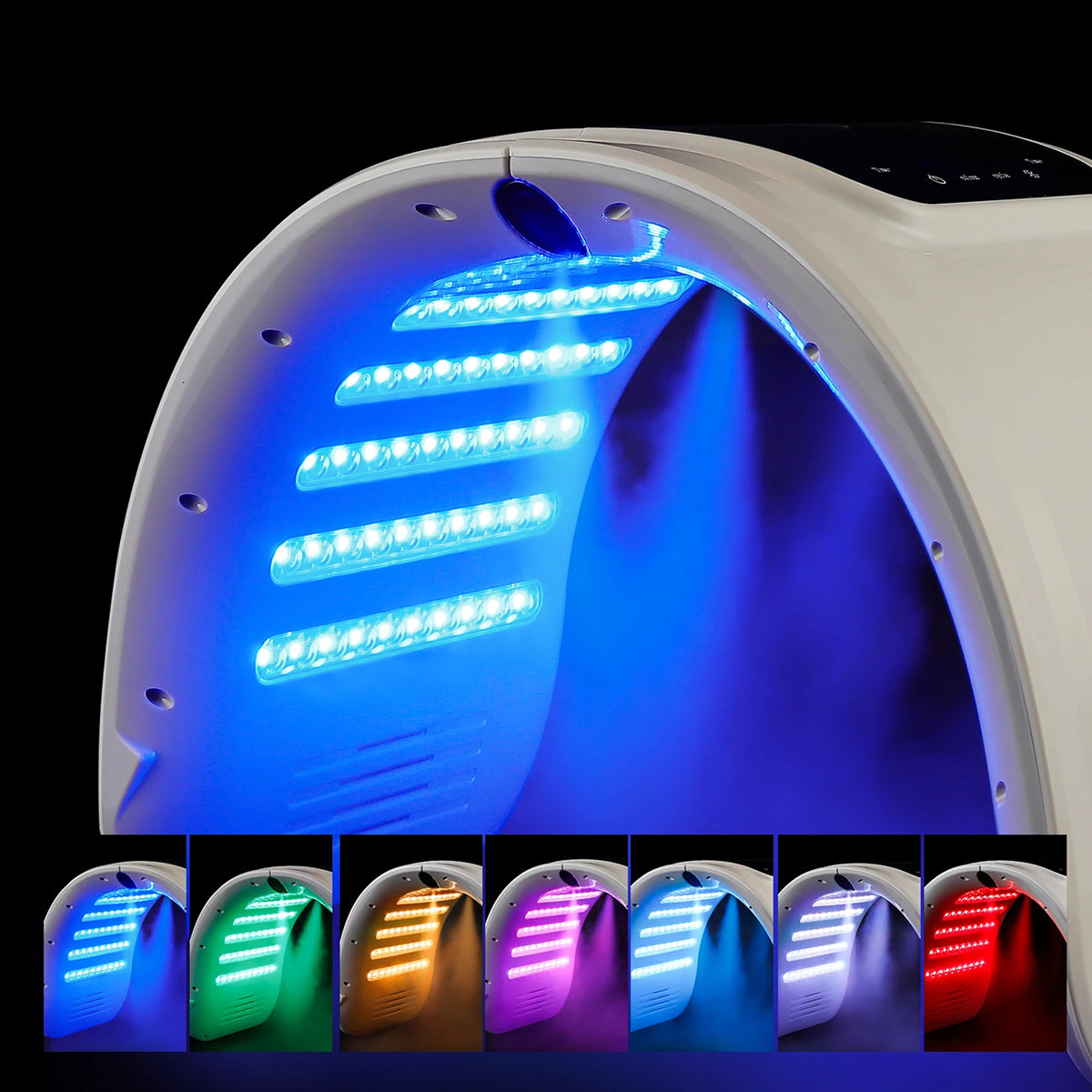 CanbiMart 7-Color LED Blue Light Therapy and Nano-Mist Rejuvenation