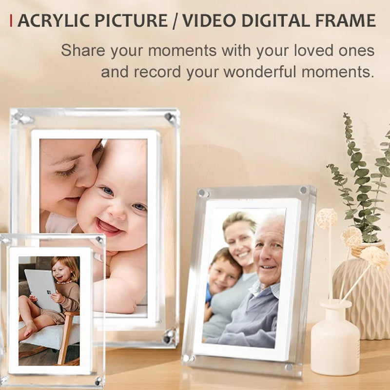 CaptiPix Transparent Digital Photo Frame with Video & Audio