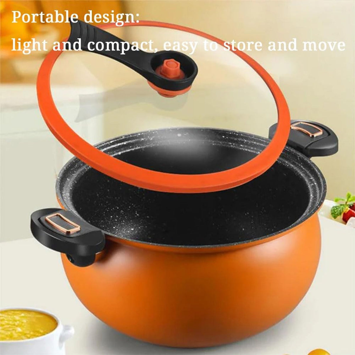 Cerasmill 5L+ Ceramic Pot | Non-Stick Multi-Stove Cooking Pot