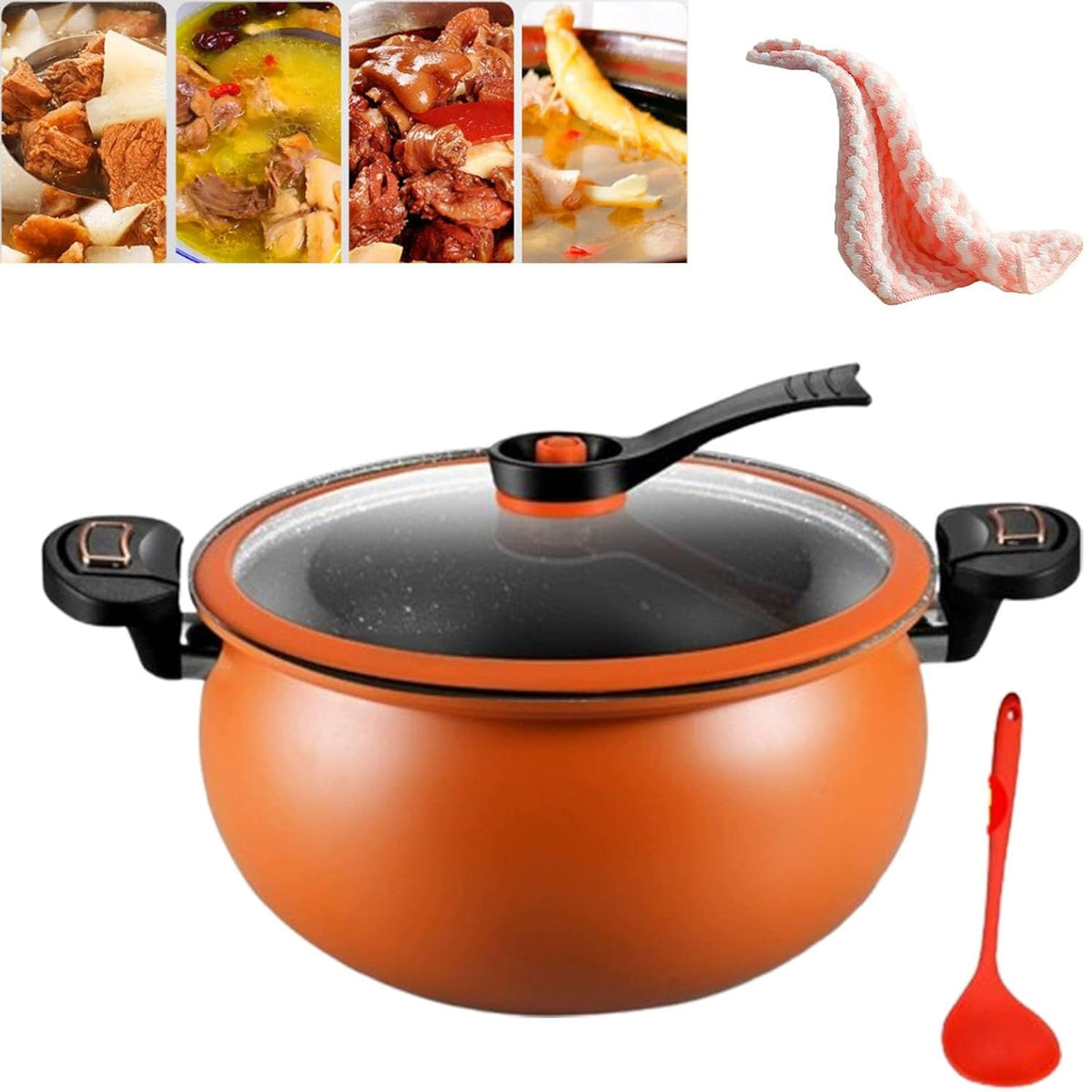 Cerasmill 5L+ Ceramic Pot | Non-Stick Multi-Stove Cooking Pot