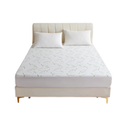 Chylozia Bamboo Cooling Sheets Waterproof Mattress Protector 360° Deep Pocket