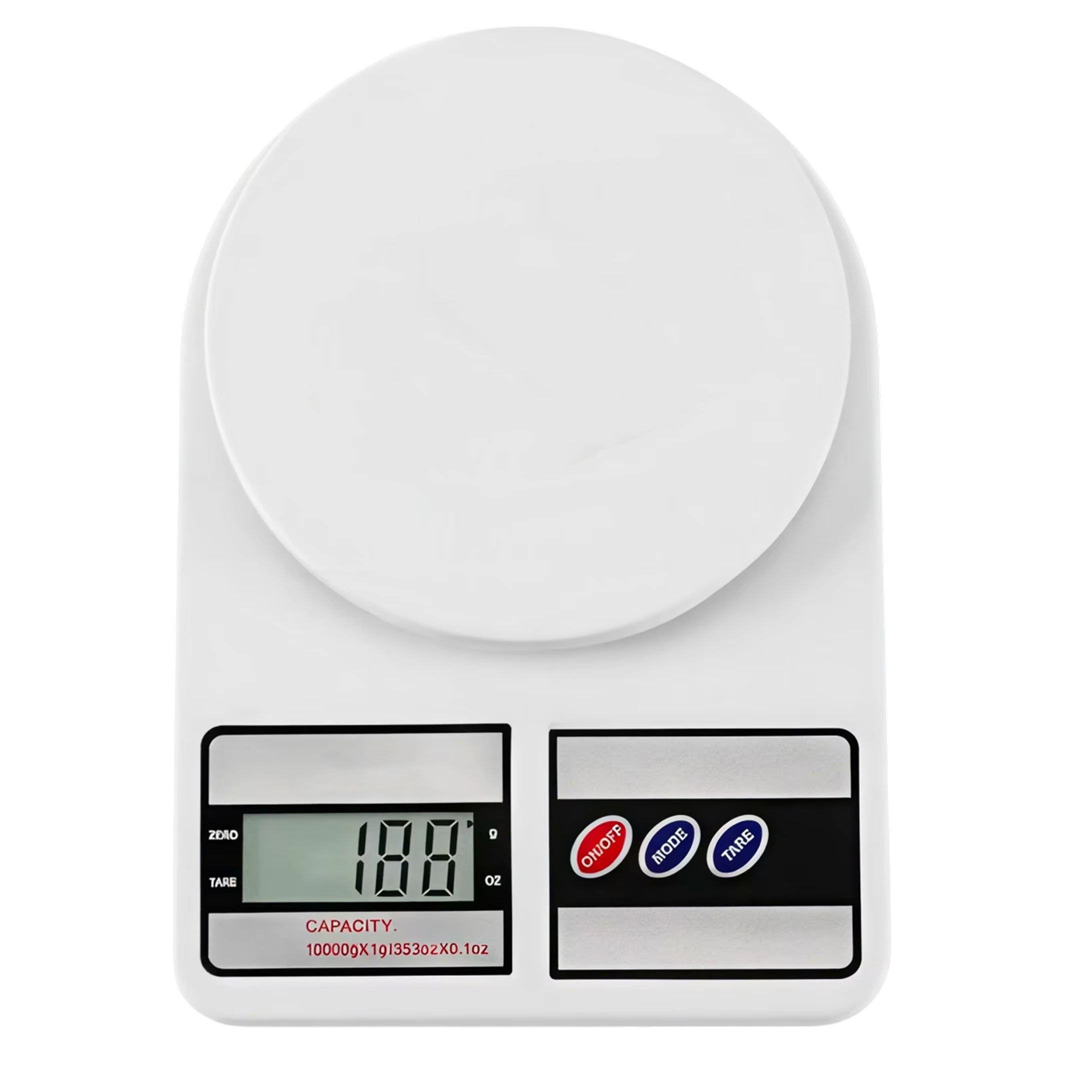 CifyMido Digital Kitchen Scale 22lb/10kg High Capacity 1g Precision with Stainless Steel Platform and TARE Function