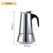 CipeFrot Stainless Steel Stovetop Moka Pot Percolator