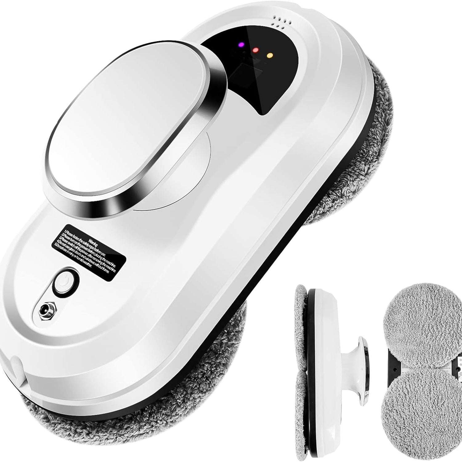 ClasEvist Window Cleaning Robot Smart AI Path Dual Spinning Mops with UPS Safety