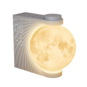 ClockOzi Sunrise Alarm Clock with 15 Nature Sounds and Moon Lamp