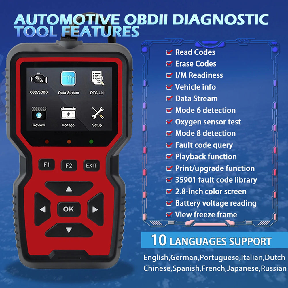 CodiRedix Car Code Reader with 35,000 DTC Library