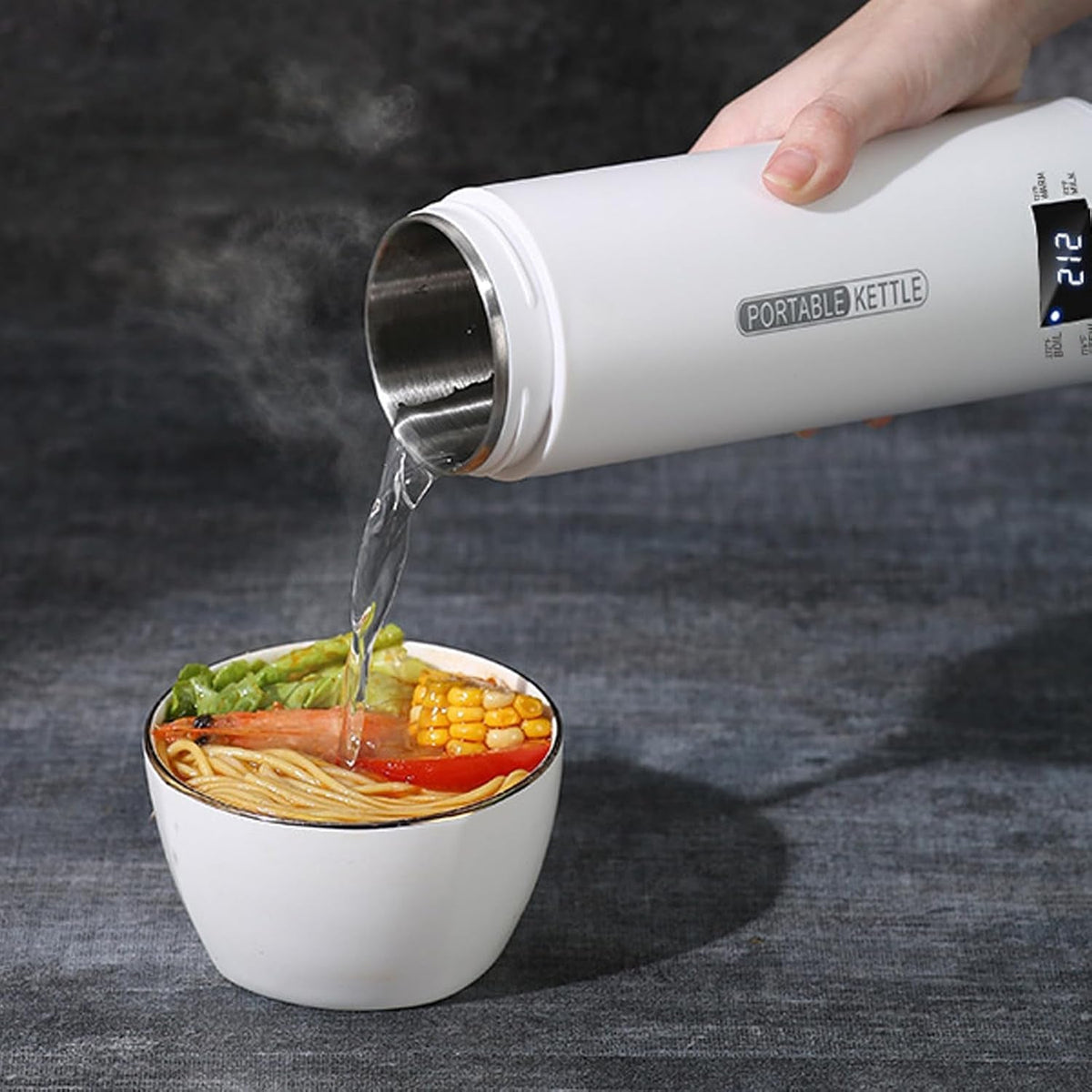 CoffisTea Portable Electric Kettle & Thermal Travel Mug