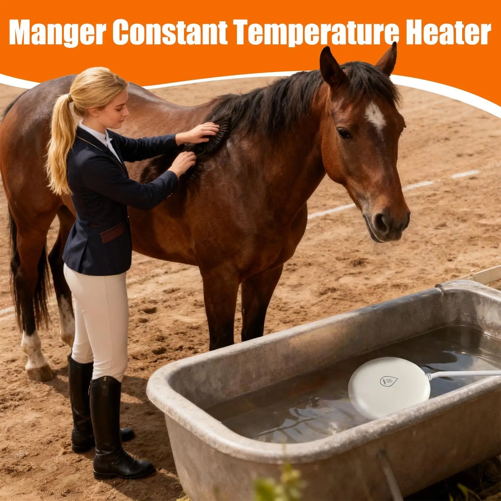 CoziPerch Thermostatic Outdoor Bird Bath and Pond Deicer