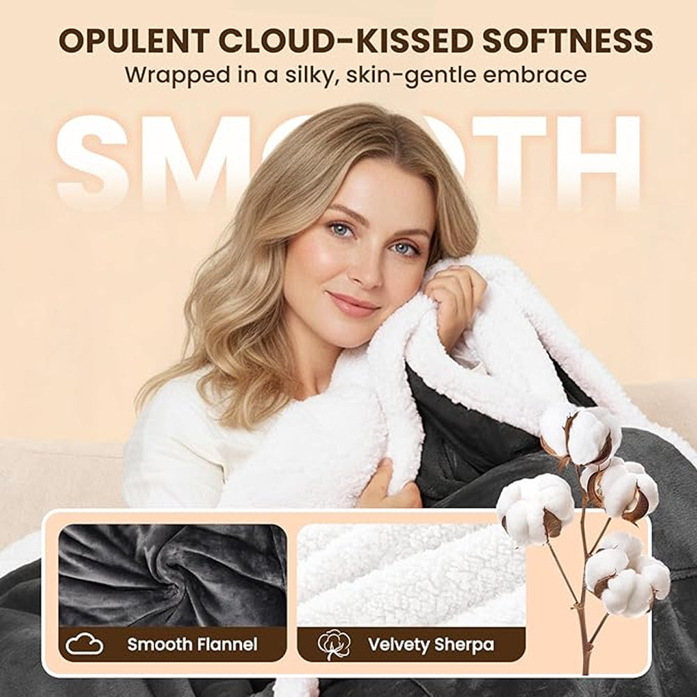 CozinRobe Heated Robe with Built-In Foot Pocket
