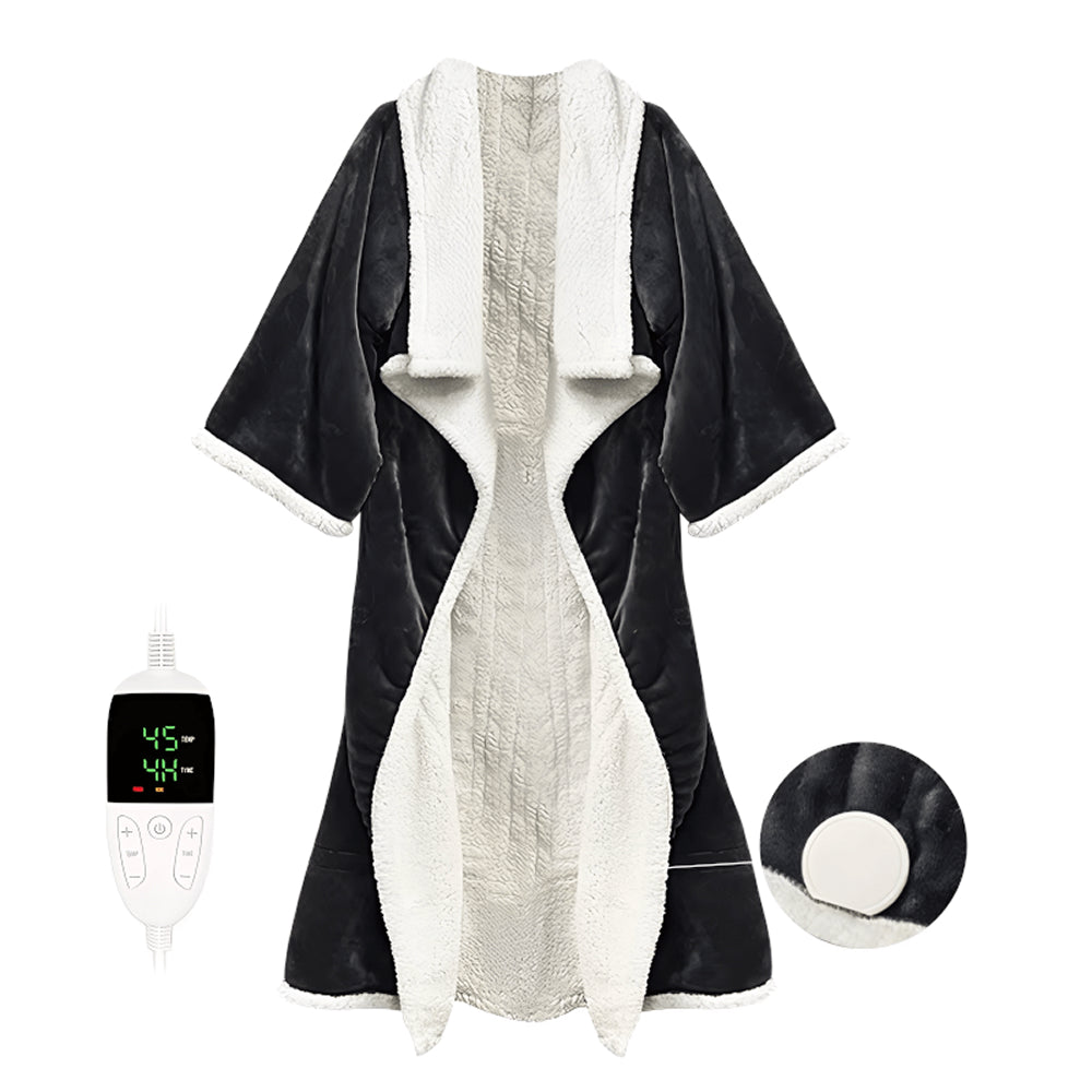 CozinRobe Heated Robe with Built-In Foot Pocket