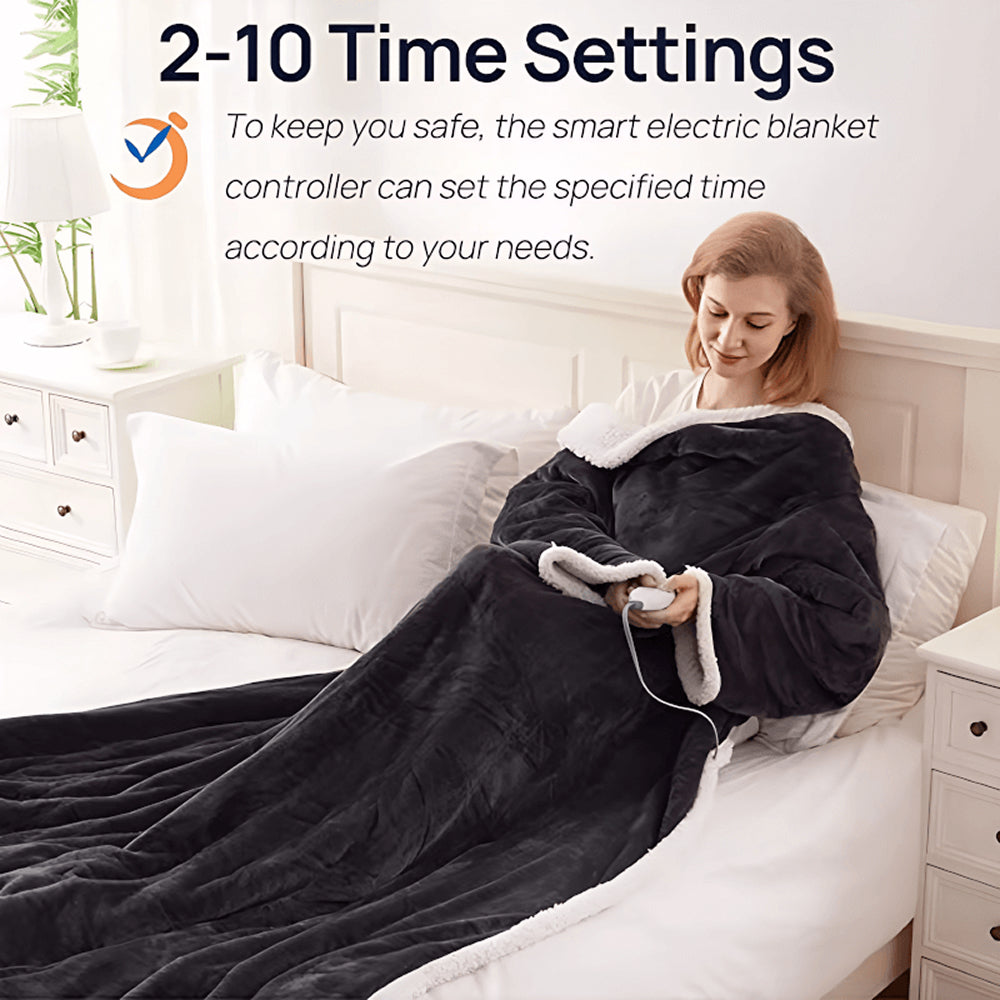 CozinRobe Heated Robe with Built-In Foot Pocket