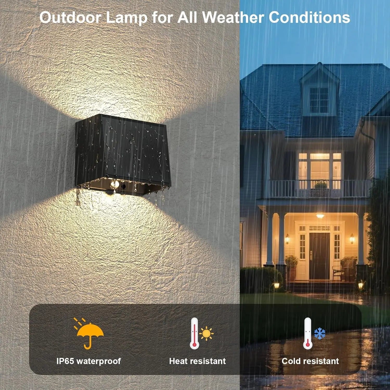 CragVise Solar Powered Outdoor Motion Sensor Light