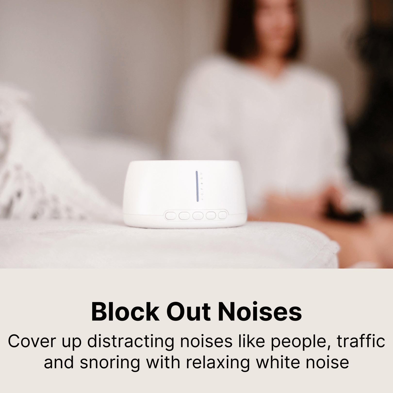 CrestSoni White Noise Machine for Better Sleep