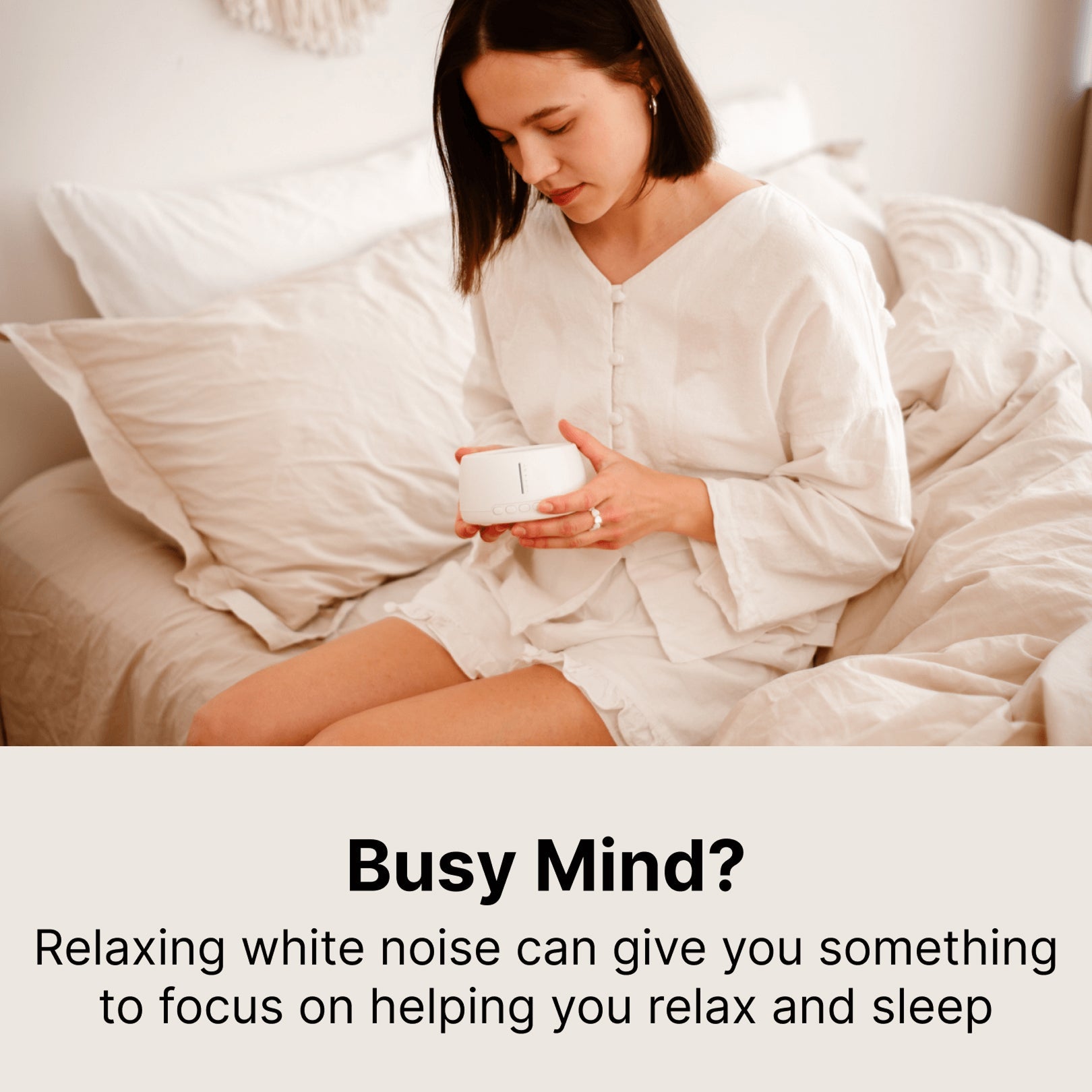 CrestSoni White Noise Machine for Better Sleep
