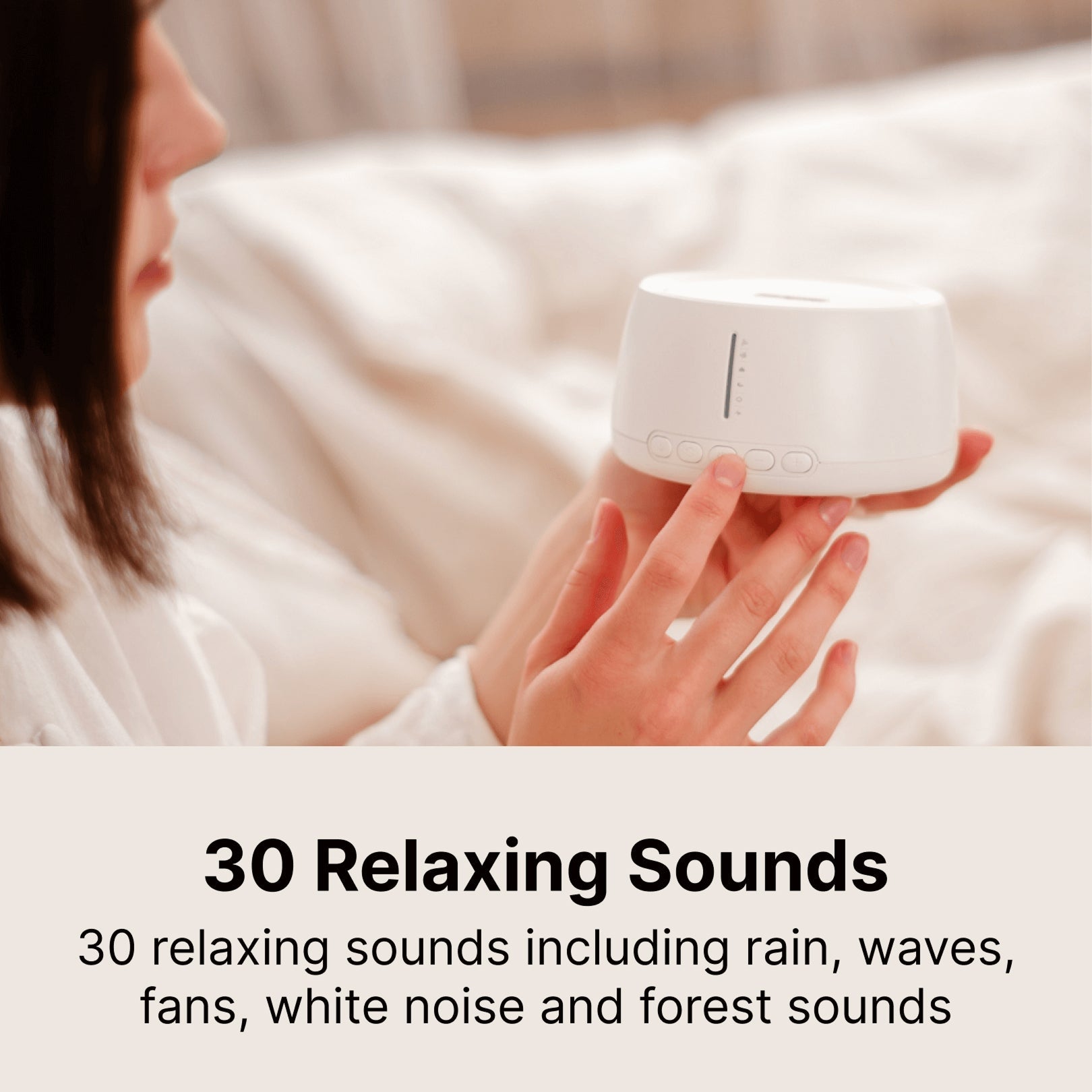 CrestSoni White Noise Machine for Better Sleep