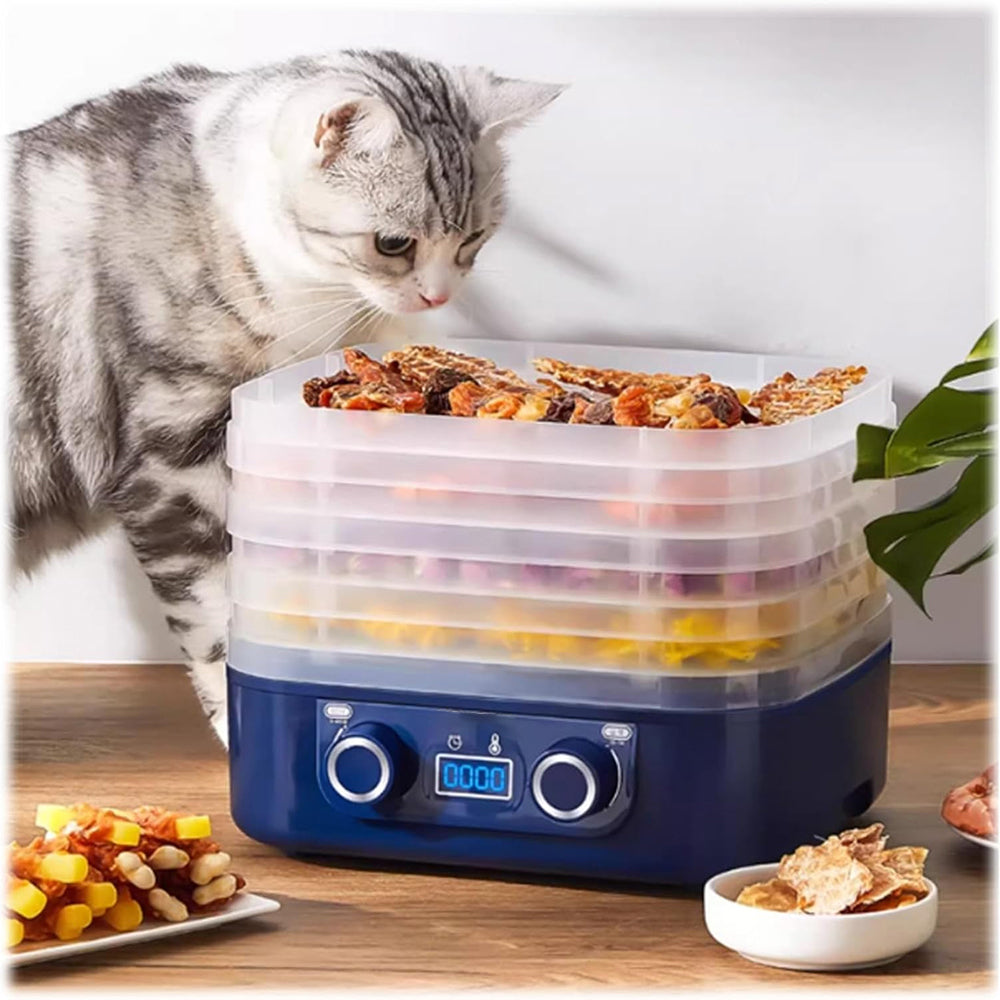CrispDehy 5-Tray Food Dehydrator with LED Control
