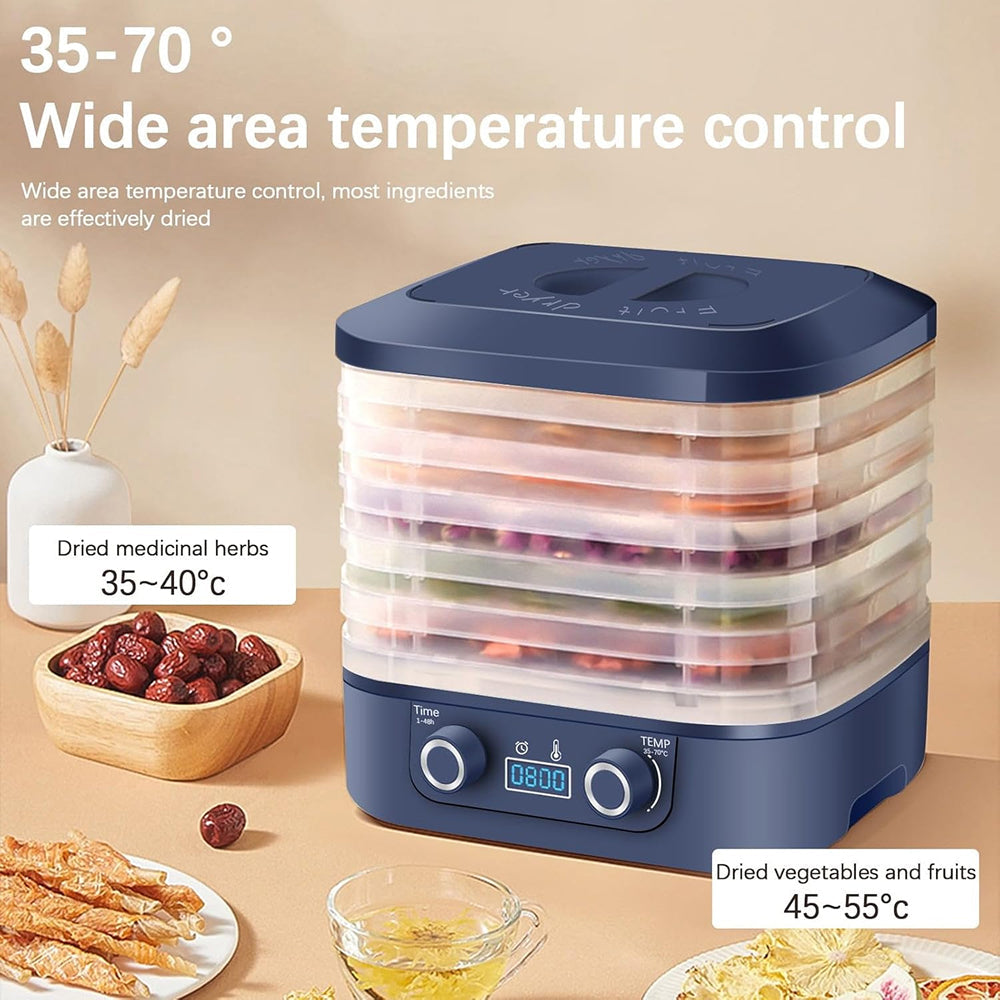 CrispDehy 5-Tray Food Dehydrator with LED Control