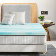 Queen Mattress Topper 3 Inch Gel Memory Foam Cooling Mattress Pad CrofGant