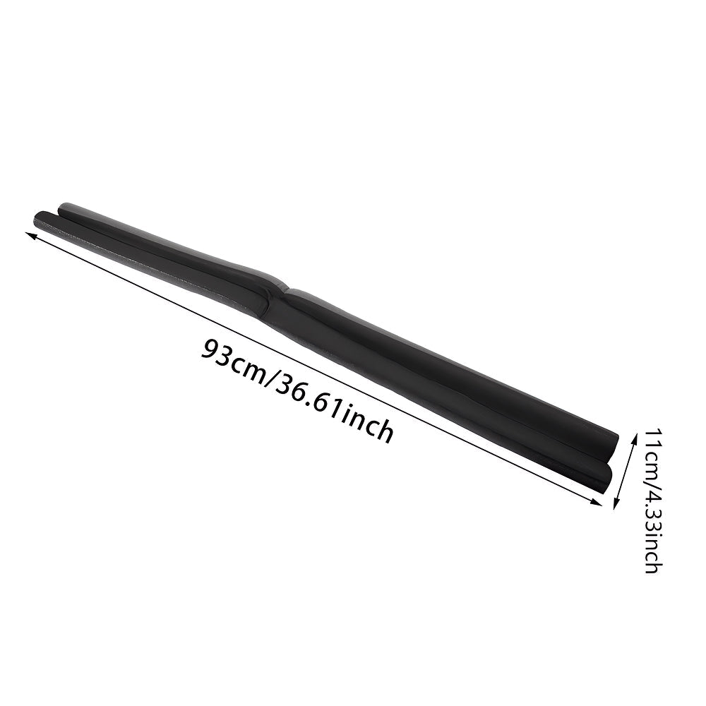 DaxenMix Door Draft Stopper - Premium Leather Double-Sided Under Door Seal, Fits up to 36"