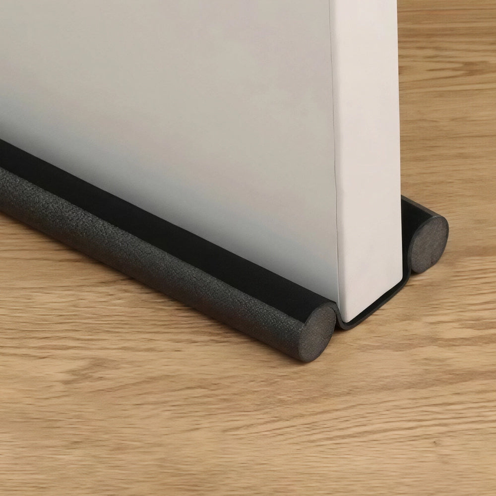 DaxenMix Door Draft Stopper - Premium Leather Double-Sided Under Door Seal, Fits up to 36"