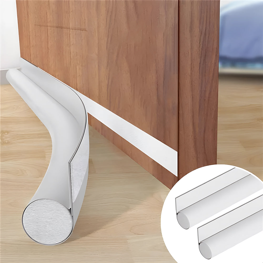 DaxenMix Door Draft Stopper - Premium Leather Double-Sided Under Door Seal, Fits up to 36"