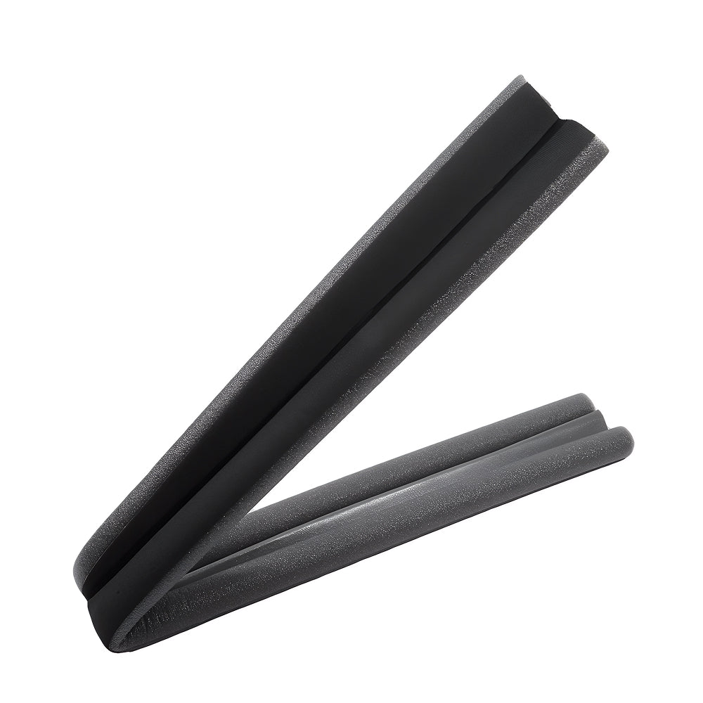 DaxenMix Door Draft Stopper - Premium Leather Double-Sided Under Door Seal, Fits up to 36"