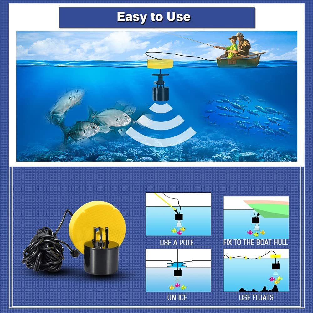 DepthTrek Portable Fish Finder with Wireless Sonar for Ice and Lake Fishing