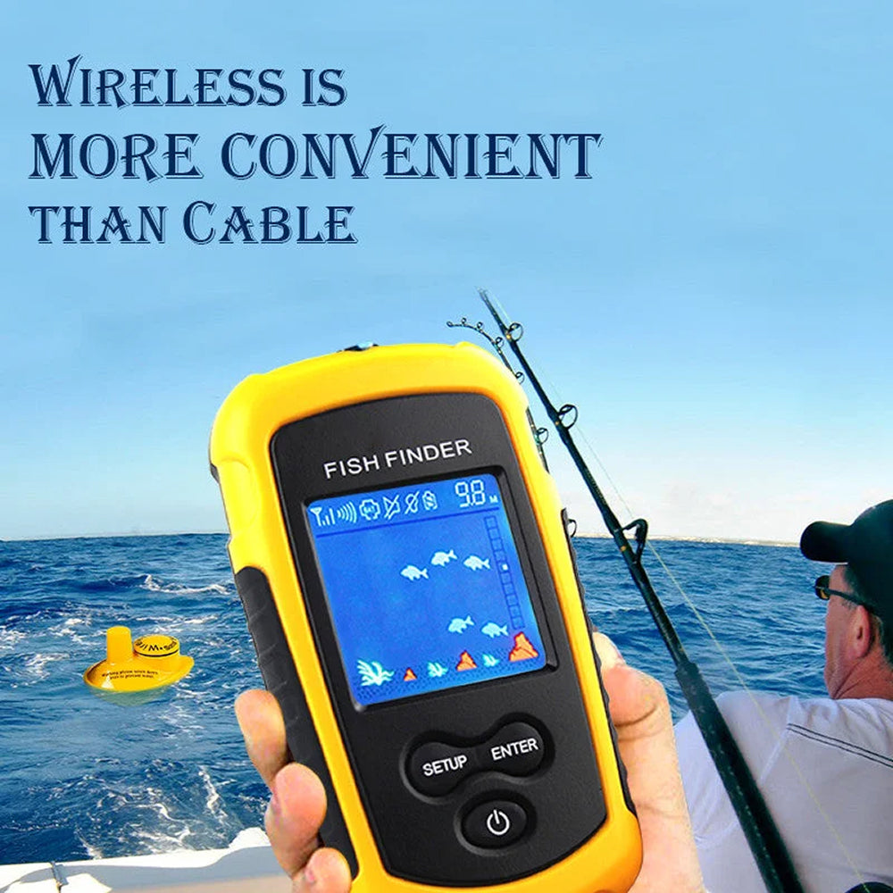 DepthTrek Portable Fish Finder with Wireless Sonar for Ice and Lake Fishing