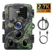 DerixCam Wildlife Camera 58MP 2.7K HD 0.2s Trigger Speed 65ft Night Vision IP66