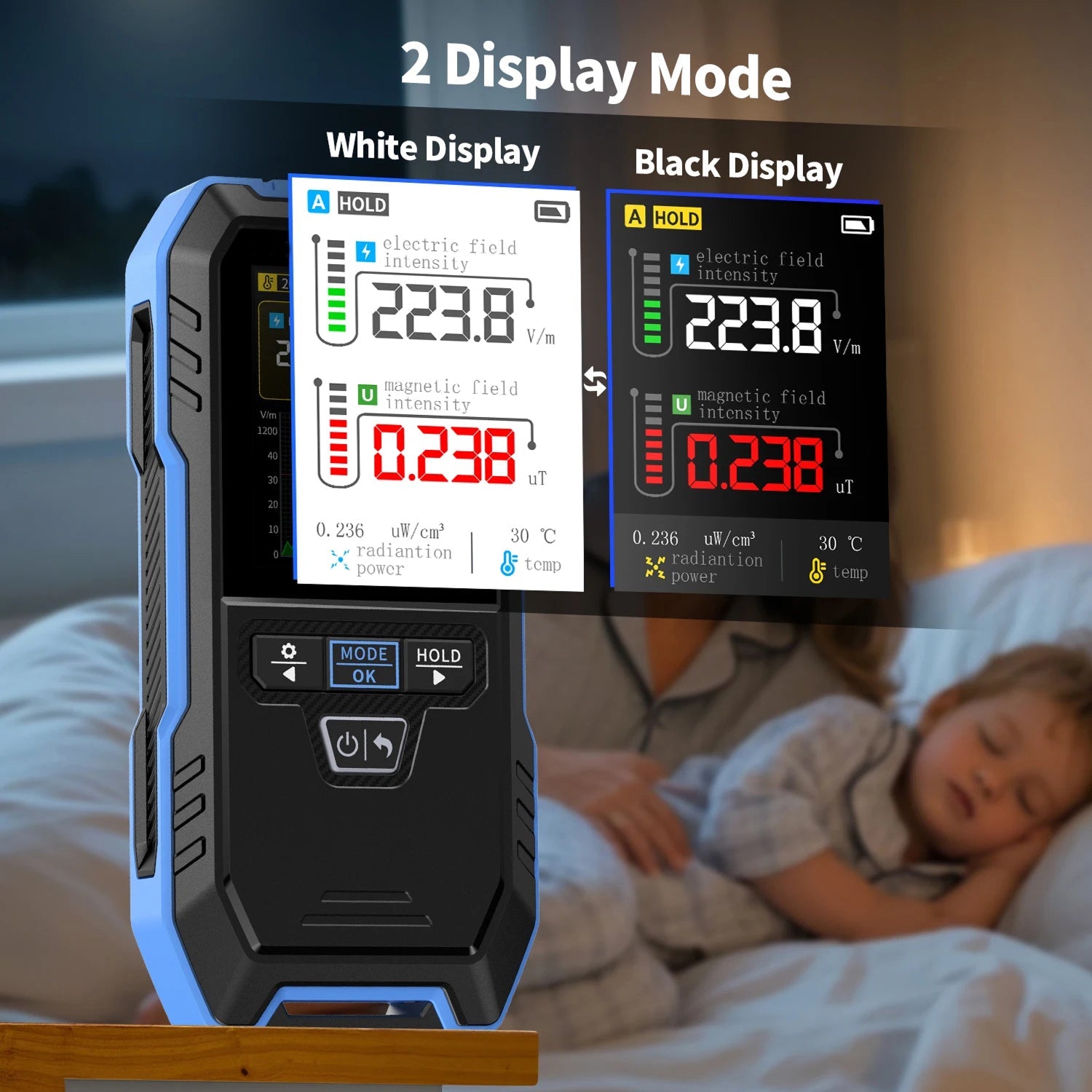 DetexMifi Professional 4-in-1 EMF Meter & 5G Scanner