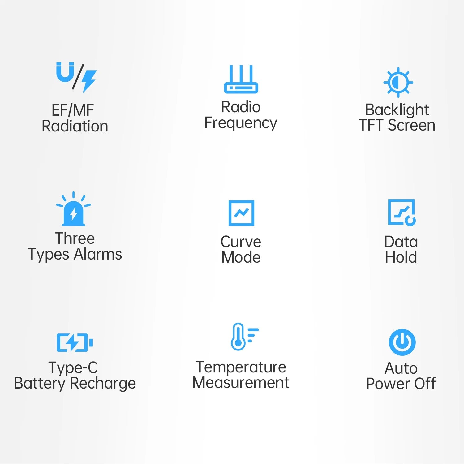 DetexMifi Professional 4-in-1 EMF Meter & 5G Scanner