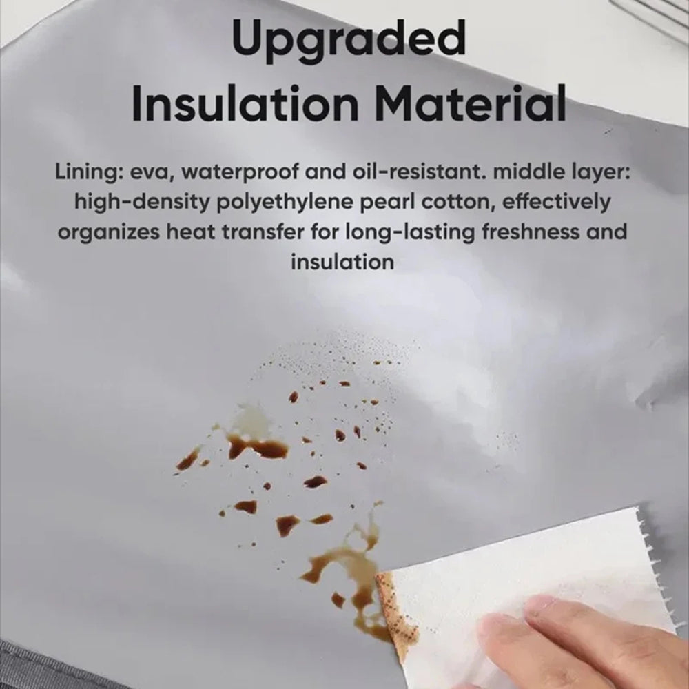 DonisWel Insulated Lunch Bag Waterproof Thermal Carrier