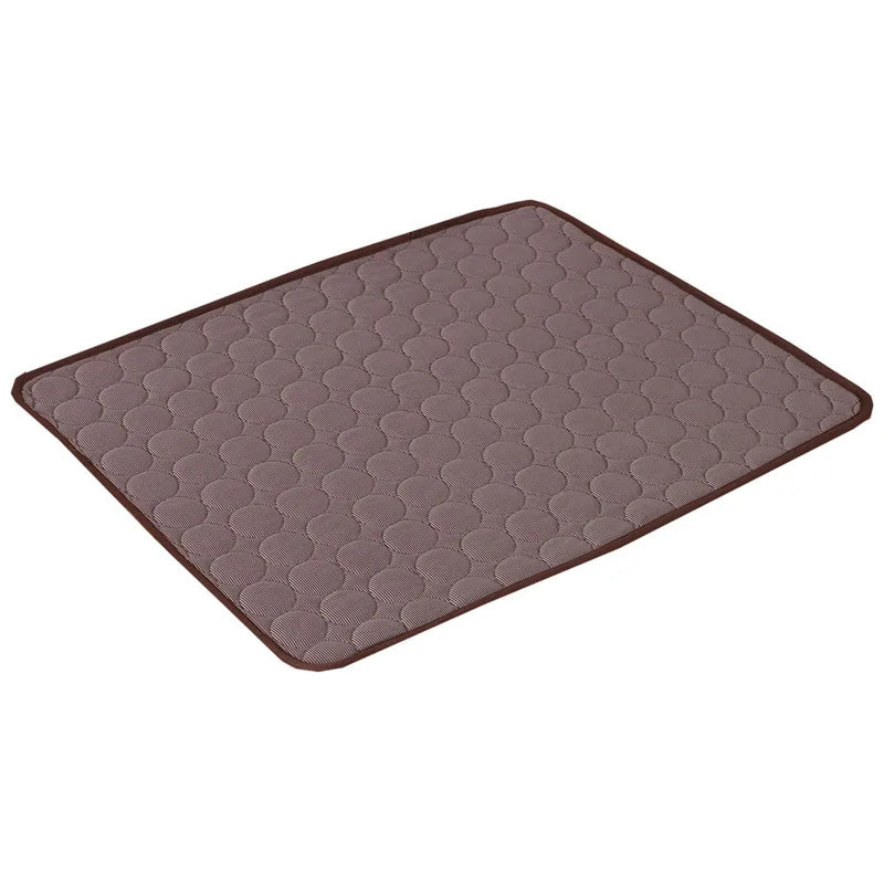 DovixMati Dog Cooling Mat  Extra Large XL Ice Silk 3 Layer Non Toxic Pet Bed
