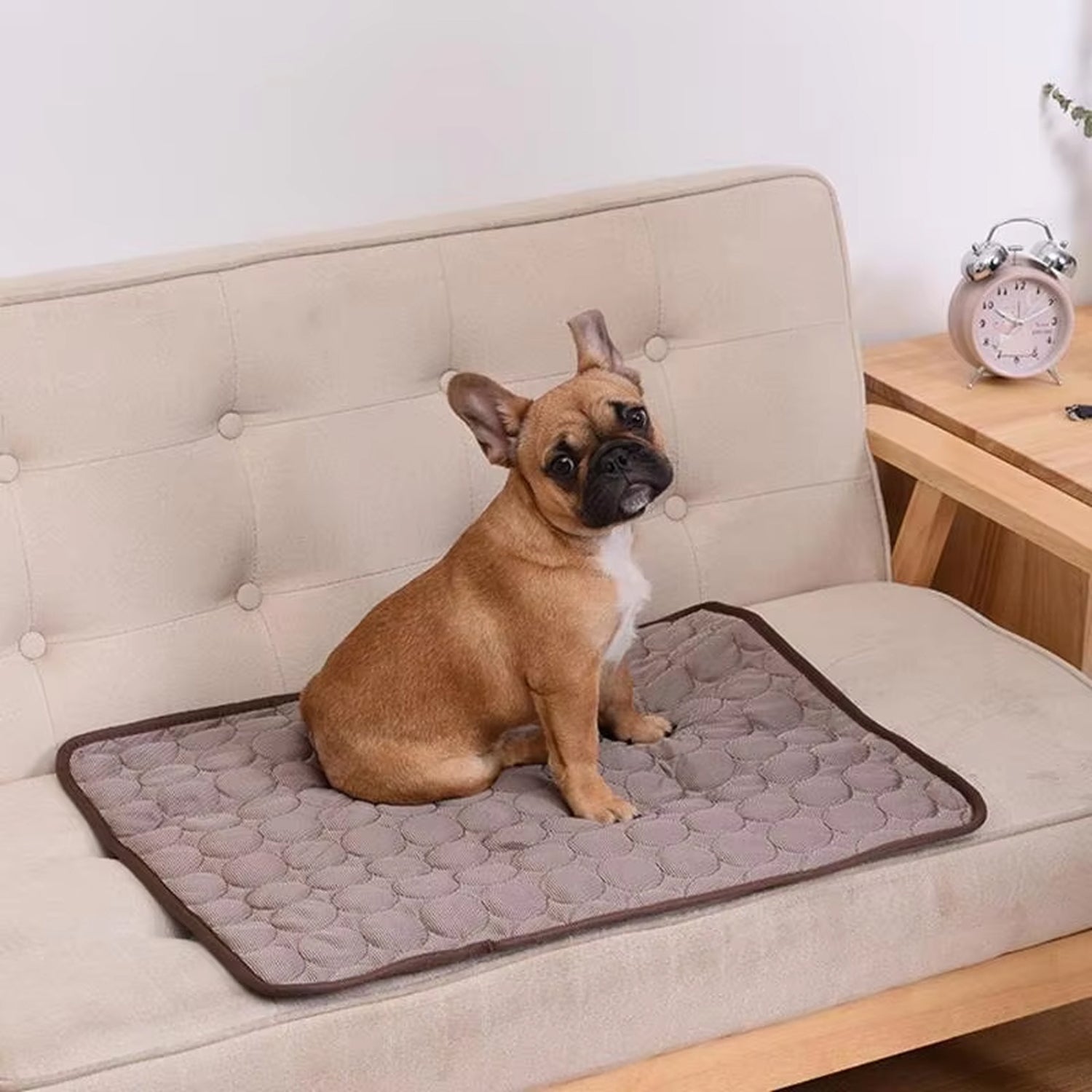 DovixMati Dog Cooling Mat  Extra Large XL Ice Silk 3 Layer Non Toxic Pet Bed