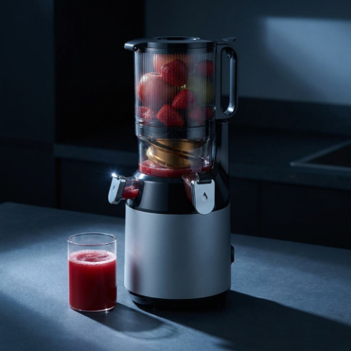 JoyDrinko 130mm Wide Chute Cold Press Juicer - 90% Juice Yield
