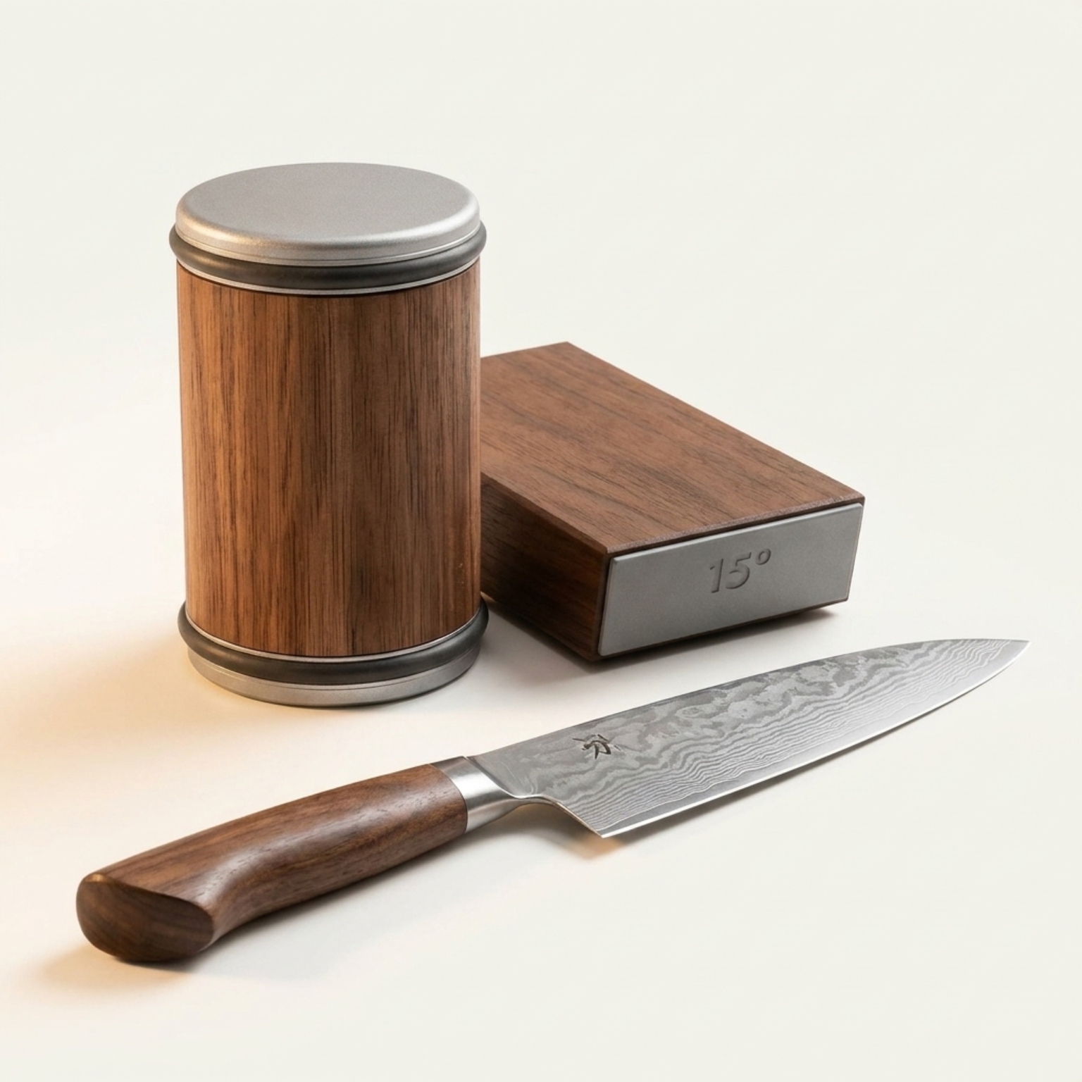 ShordiCut Rolling Knife Sharpener with Magnetic Angle Guide