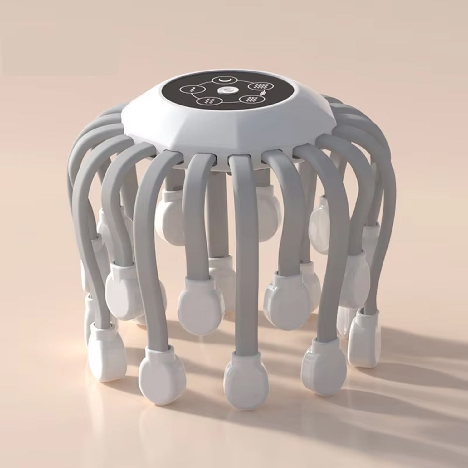 EaseCrano TMS Smart Head Massager with 20-Point Contact System, 5 Specialized Modes and 360° Rotational Therapy