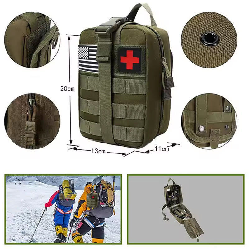 EdoSurvi All-in-One Tactical Survival & First Aid Kit