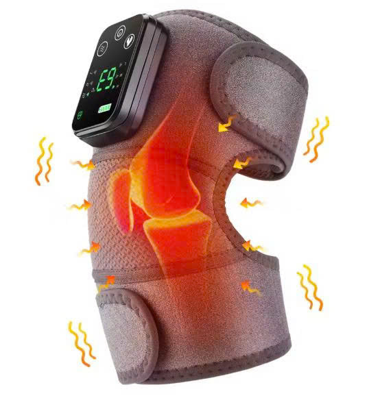 NeeVanix Cordless Heat & Vibration Knee Massager for Pain Relief